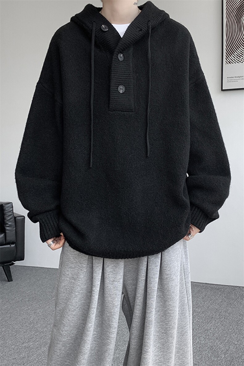 重磅毛衣男卫衣外套宽松慵懒针织衫复古羊毛衫线衣MY19008P78,男装针织衫/毛衣,电商B312