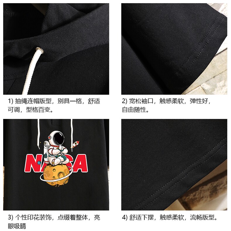 连帽短袖t恤男大码胖子带帽五分袖中袖砖墙挂拍LD54289-P45,男装T恤,电商A040A