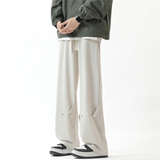 YK124P35控59品质保障！无影墙秋装垂坠微喇纽扣潮流休闲西裤，男装西裤，电商A249