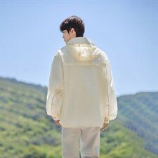 UPF50+有报告凉感轻薄透气宽松大码潮流防晒服DQC659-P48，男装防晒衣，电商B306