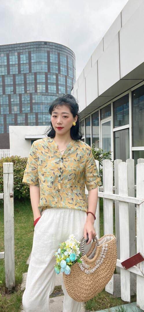 纯苎连衣裙小衫裤子裙子衬衣 时尚风 风淑女风休闲风，女装连衣裙，川哲