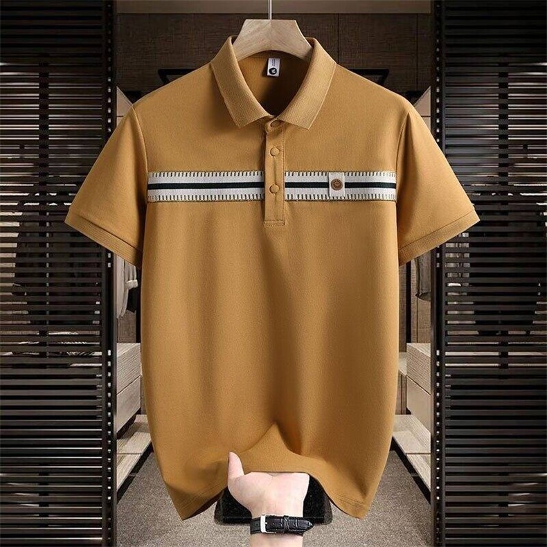 25085-P40夏季时尚休闲T恤男POLO衫欧货潮牌商务休闲短袖T恤,男装Polo衫,电商D310B-1