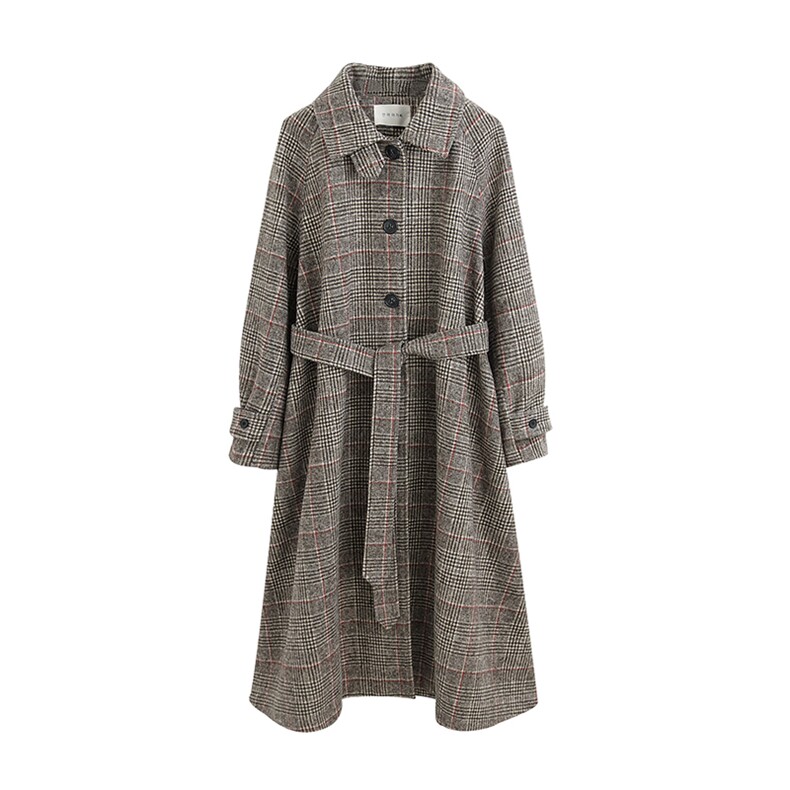 大货已出2020冬季新款格子毛呢外套8605-7085（）,女装毛呢外套,浙宝225