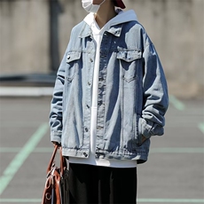日系Cityboy工装牛仔外套夹克春秋港风复古高街牛仔衣W5647-P65，男装夹克，星座512-2