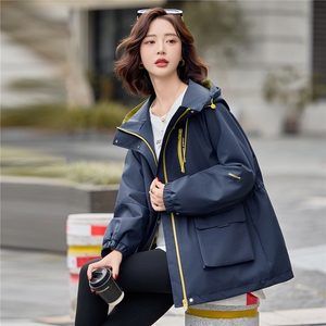 现货！2026冬季新款加绒加厚棉衣棉服外套女图片