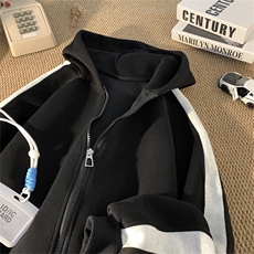 重磅拼色男女连帽卫衣特P60M-3XL，男装卫衣，电商B325