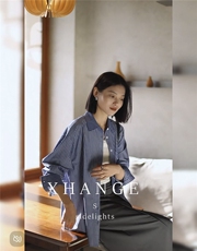 春季新品气质穿搭通勤好物蓝白条纹长袖衬衫，女装衬衫，湘姗