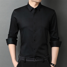 E5183钱塘2020-2秋冬高品质无痕男士长袖格子衬衫P70主推，男装衬衫，钱塘207-2