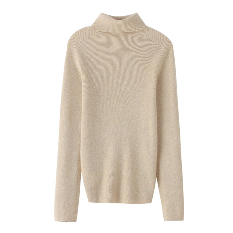 2025年秋季时尚百搭通勤简约休闲高领羊绒衫，女装羊绒衫，玖雪绒羊绒