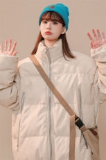 中性PU皮复古做旧双侧金属拉链设计夹克式棉衣男MY77092P130控198，男装夹克，星座227-7