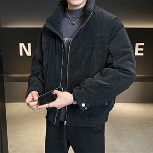 90标立领绒面设计白鸭绒羽绒服潮牌保暖外套YR9100-P309图片