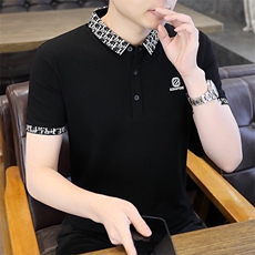 84030-P40春秋新款短袖T恤男休闲打底衫，男装T恤，电商D310B