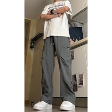 特批30夏季薄款速干休闲宽松工装裤锦纶，男装工装外套，电商基地A086