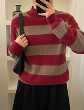 圆领毛衣，女装针织衫/毛衣，FMV