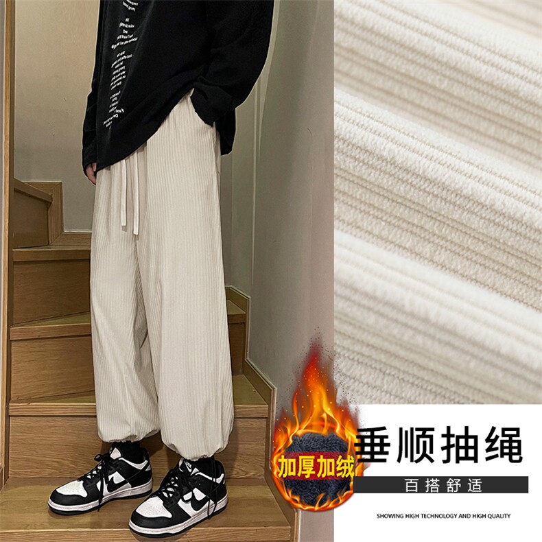 2023秋冬新款舒适百搭显高休闲长裤  1001特批35-加绒特批43图片