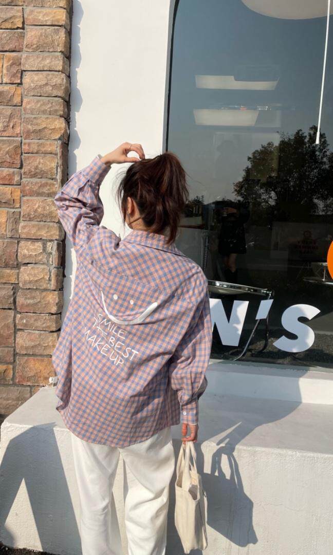 格子衬衫，女装衬衫，唯品