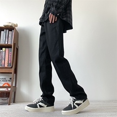 抖音现货纯黑色弹力显高牛仔裤310A-2BK301P50控78，男装牛仔裤，星座310A-2