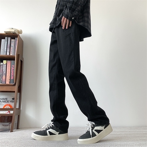 抖音现货 纯黑色弹力显高牛仔裤 310A-2 BK301 P50 控78图片
