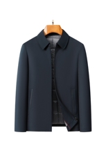 冬季棉衣中老年行政夹克翻领高品质棉服男士商务休闲外套M113-P92，男装夹克，星座310B-3
