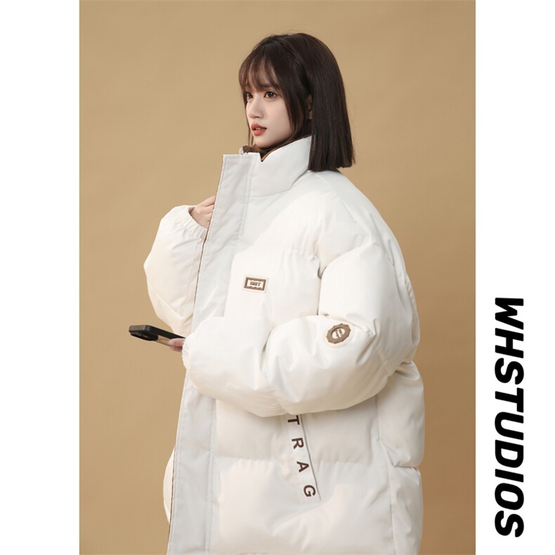 中性棉衣男女棉服立领皮标小牛津防水面料撞色棉袄面包服1609-P75,男装棉衣,星座207