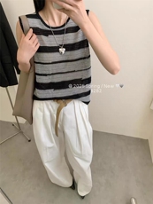 内搭2025夏季新款短袖t恤女美式复古百搭上衣潮，女装T恤，唐诺