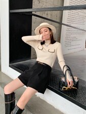 冬季呢料短裤，其它，雪莉·金