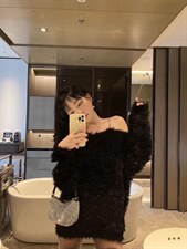 露肩钻带毛衣，女装针织衫/毛衣，CHERRY·印