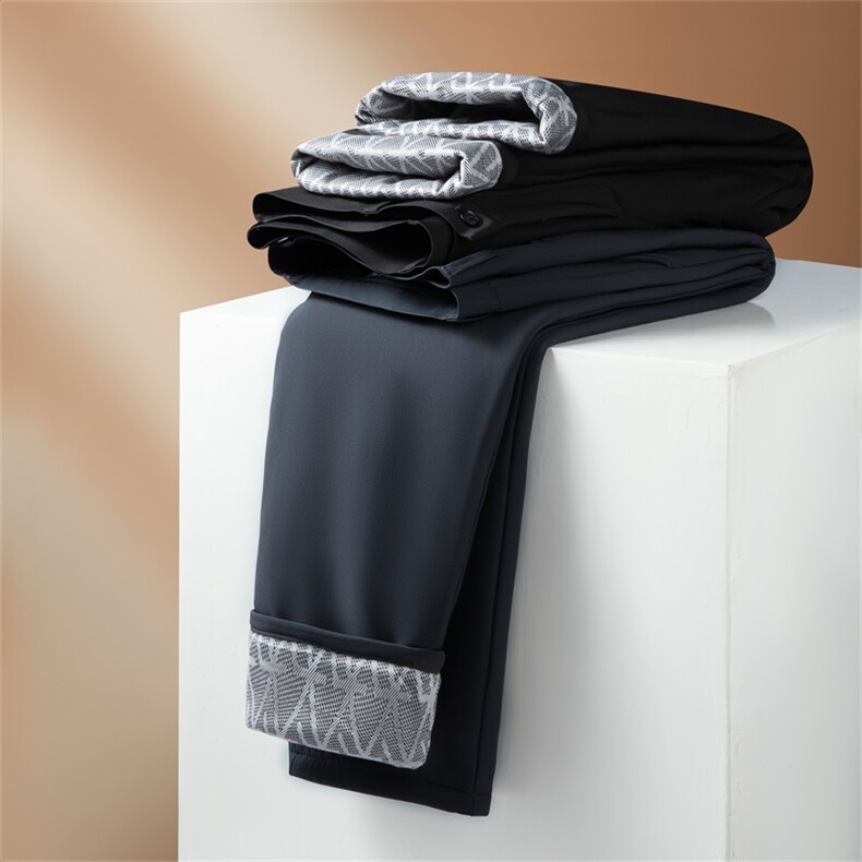 K5120-P85男士平腰鹅绒西裤弹力锦氨复合面料29-40码90绒，男装西裤，电商A211