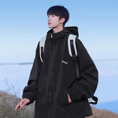 相机连帽工装冲锋衣开衫夹克高领外套JK1002-P65控89，男装夹克，星座216(原A116)