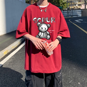 量大优 供视频 220克美式短袖t恤T2872得物直播有280克品质图片