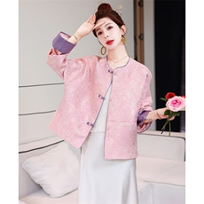 新中式国风年轻款外套女2025春季新款时尚高端轻奢小香风刺绣上衣，女装短外套，辉煌依升