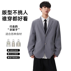 春季新款商务风西装外套男休闲西服男士西服X02629-P83，男装西服套装，星座308B-2