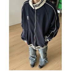 【有货】DB646-P55刺绣松弛感棒球服男女早秋外套宽松学院风夹克，男装夹克，星座603-2