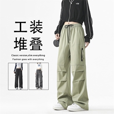 美式时尚潮牌户外工装裤秋季新款宽松休闲运动裤1210-特批-32，男装工装外套，星座718-1