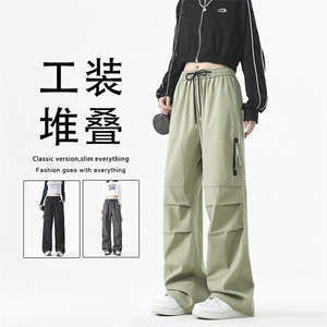 美式时尚潮牌户外工装裤秋季新款宽松休闲运动裤1210-特批-32图片