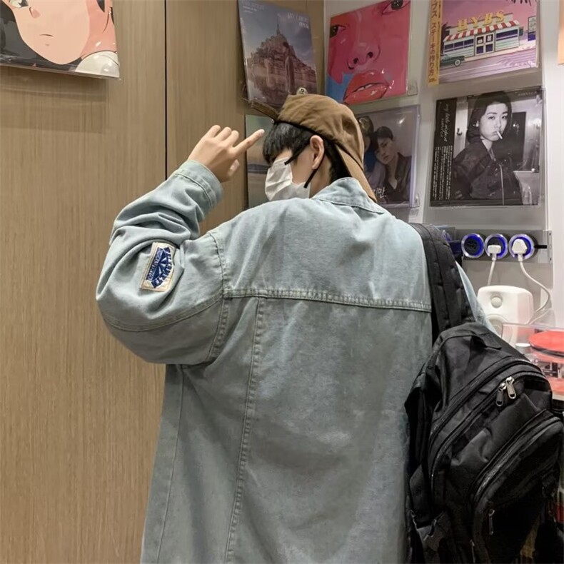 秋季青春流行男夹克文艺潮外套J2053P75,男装夹克,星座1116-2