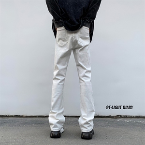 B221 美式ins高街小众百搭修身弹力微喇牛仔裤 LK23010-P60 控78图片