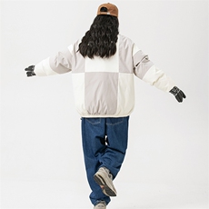2026冬季新款男装日系潮牌撞色宽松休闲棉服加厚外套MY370-F149，男装棉衣，电商A101（原外27）