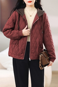 长期现货时尚休闲早春秋夹棉外套女短妈妈装2026新款小个子棒球服图片