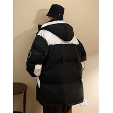 冬新款大码防风保暖羽绒棉服情侣中长款工装棉衣外套D236P148男，男装棉衣，电商A335-1（原A458）