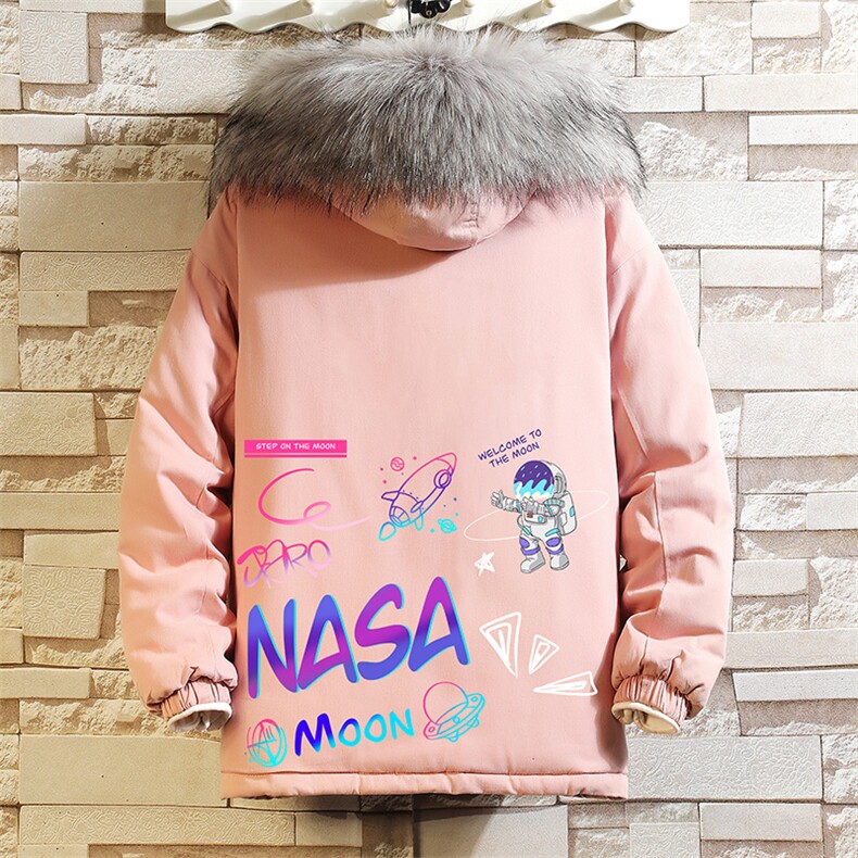 MM48186-P130冬季大毛领衣男士大码加厚袄男服砖墙,男装棉衣,电商A040A