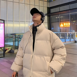 冬季加厚纯色立领棉衣男棉服棉袄青年潮A266-P03-P35特批黑色P35图片