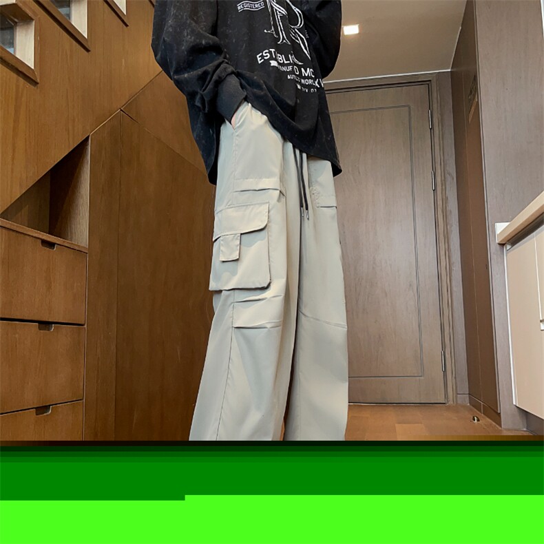常年备货款男宽松直筒高街潮牌工装休闲长裤K808p25大量备货,男装工装外套,电商D315A