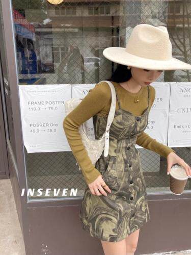 秋季新款吊带裙，女装背心吊带，INSEVEN