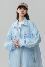 中性无影墙风工装大口袋防晒衣女户外潮牌防晒服男FS77006P50控78，男装夹克，星座226-1