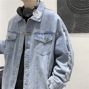 JK629-p70-限价98 现货港风大码牛仔ins外套cityboy图片