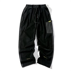 【】A003-HZ7203-P60拼接时尚男士牛仔长裤 港风图片