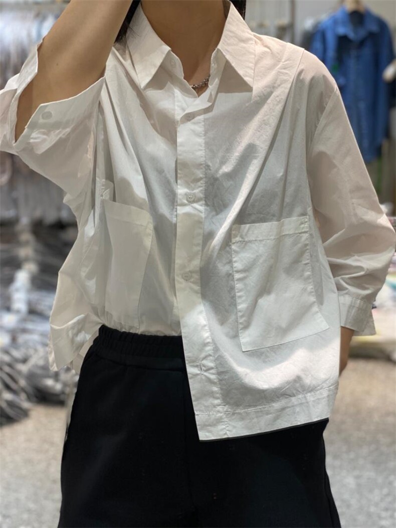 2022秋季新款女装韩版气质显瘦衬衫,女装衬衫,L·H·X