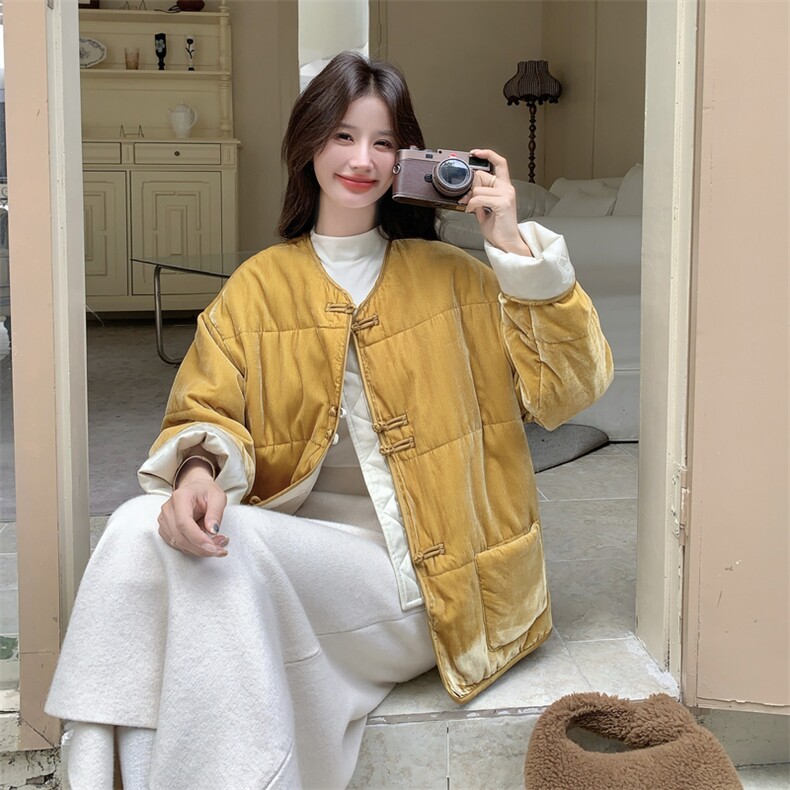 数据好  有货 新中式两面穿羽绒服外套5268P335K498图片