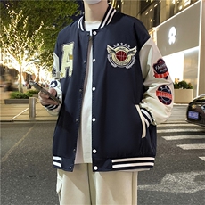 2026新款美式棒球服宽松休闲潮流痞帅立领夹克A436-22129-P68，男装夹克，电商A436